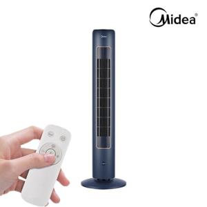 미디어 타워형 선풍기 MTF-Z10B / 리모컨 저소음 스탠드형 날개없는 가정용 카페 사무실 추천