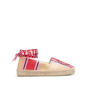 25 SS Stella McCartney 로고 자수 플랫 에스파드리유 810168E00091 TP432410642