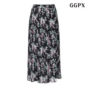 [지지피엑스]플라워 밴딩 플리츠 스커트 (GPAWH005D)