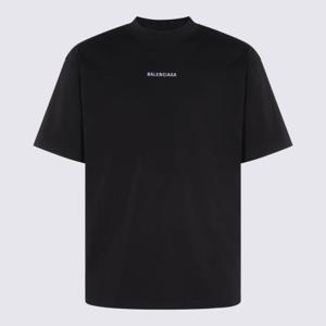 발렌시아가 반팔 티셔츠 764235TPVK11569 FADED BLACK