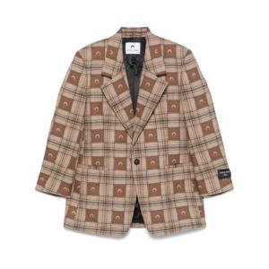 마린세르 Crescent Moon Jacquard Blazer UJA066ACWOV0064 TP719832567