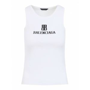 [BALENCIAGA] 라프리마 여성 탑 탱크 835500T52319040 화이트 /8
