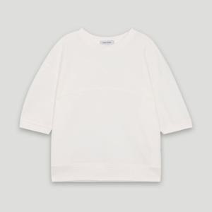 [코데즈컴바인]앞절개 1도자수 티셔츠 (CKB-TS525W4)