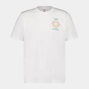 카사블랑카 챔피언십 다이아몬드 티셔츠 JTS00111EX WHITE WHIT
