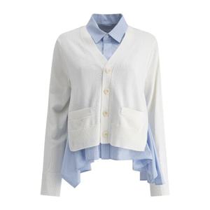 사카이 셔츠 가디건 2507763185 WHITE