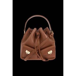 페라가모 스몰 드로스트링 버킷 백 220915DRAWSTRING785879 NEWCOGNAC TP944002917