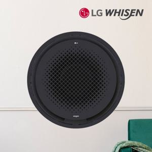 LG 천장형 원형 블랙 시스템에어컨 40평 냉난방기 TW1450Y9BR 실외기포함