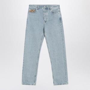 GUCCI Sky blue jeans with GG fabric insert 835219XDDCY/R_GUC-4452