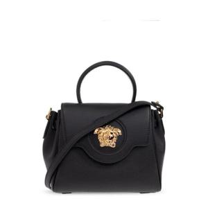 Versace La Medusa 로고 플라크 스몰 탑 핸들 백 DBFI040DVIT2T 1B00V TP944423630