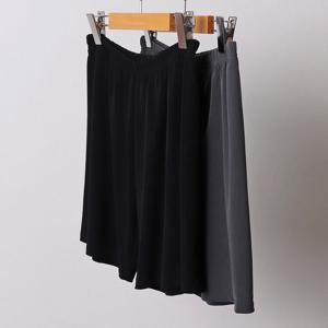 [아이우먼]빅사이즈통바지 0379L506 데일리밴딩스판반바지 WW