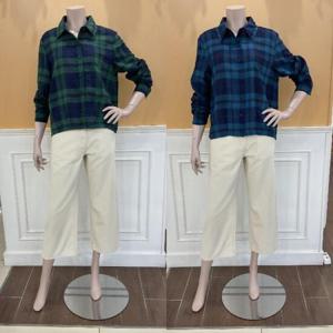 BCBG M백화점 문리체크블라우스 B5C7B405