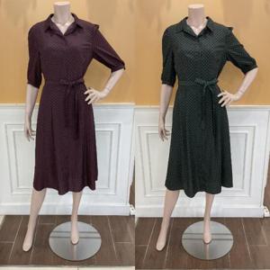 BCBG M백화점 큐브 프린트 원피스 B5C7O671