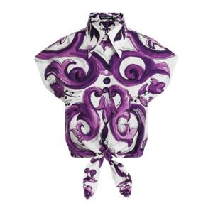 돌체앤가바나 셔츠 F5T53T HH5EN IP3TN MIX MAIOLICA VIOLA