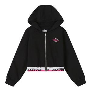 [NBA KIDS]NBA 여아 밴딩 크롭 후드집업 (K241TJ610P)