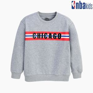 [NBA KIDS]BOS 루즈핏 스트라이프 레터링 맨투맨 (K211TS010P)