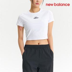 [뉴발란스] 반팔티 /G30- NBNEE2W422 10 / W 세미크롭 타이트 반팔티(SLIM FIT)