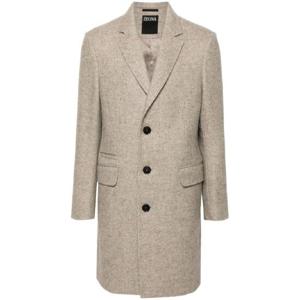 25 SS Zegna 헤링본 패턴 코트 898704A84DG2G0 TP432443169