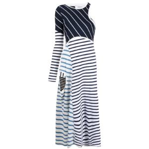 25 SS 마린세르 마린 세르 스트라이프 컷아웃 비대칭 드레스 D078JERPL0025 TP433484103