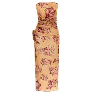 마그다뷰트림 미디 원피스 163525BEIGE Multicolor