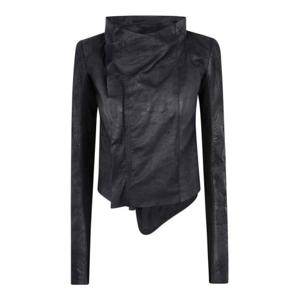 릭 오웬스 가죽 자켓 RP01E7702LBA09 Black