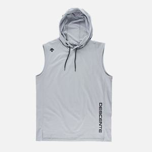 [데상트] 남성 ICEMOTION 기능성 후드 슬리브리스 그레이 SP321TST72
