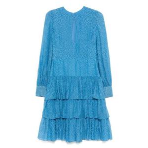 발렌티노 가라바니 미디 원피스 6B0VADC69B7 DEP Blue