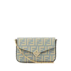 FENDI 프린트 가죽 FF 다이아몬드 지갑 8M0509AS42 F1SL1