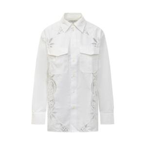 마린세르 긴팔 셔츠 USI022AUWOV0045 WH20 OFF WHITE