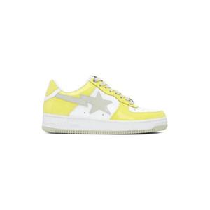 BAPE 스니커즈 SSENSE 익스클루시브 옐로우 스타 스니커즈 231546M237020