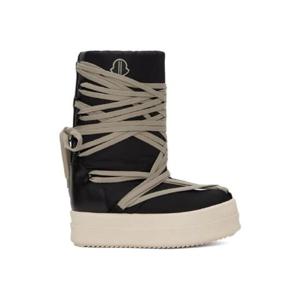 릭오웬스 앵클부츠 Moncler    블랙 빅 락 부츠 241232F113001