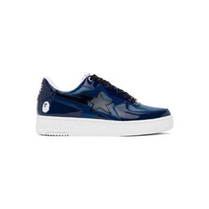 BAPE 스니커즈 네이비 베이프 스타 아이콘 스니커즈 242546M237028