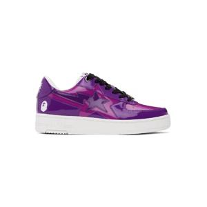 BAPE 스니커즈 퍼플 베이프 스타 아이콘 스니커즈 242546M237027