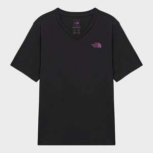 [노스페이스] 여성 리커버리 반팔 브이넥 티 NT7UR50B_BLK