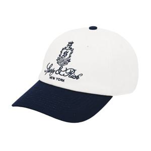 [스포티앤리치 SPORTY&RICH] AC040606231WH50 WHITE/DARK NAVY 여성 볼캡