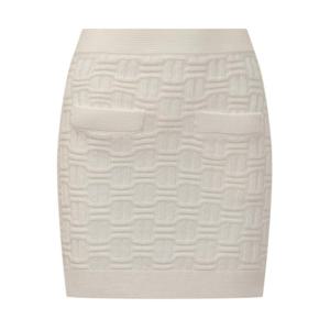 카사블랑카 스커트 WF24KW726 01 WHITE