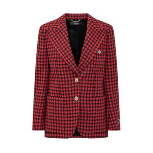 베르사체 수트 자켓 10167091A12270 2RB80 LIPSTICK RED BLACK