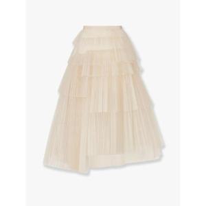 DIOR Long skirt with tulle flounces 541J22A8381