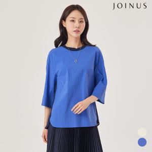 [조이너스] 스판배색7부블라우스_JACU4-WRB110