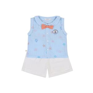 [아가방]톰마린나시셔츠5부상하(타이)(L/BLUE) 01S323011