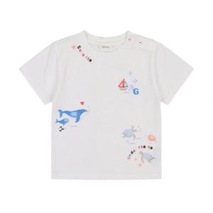 [아가방]테오언더씨반팔티(O/WHITE) 01S331006