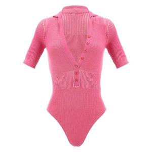 자크뮈스 Le body Yauco 칼라 바디수트 24E241KN1092040 PINK TP944959554