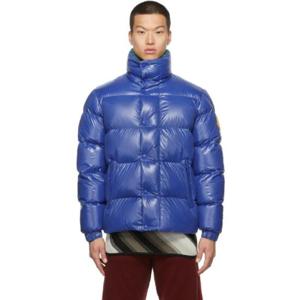 25 SS 몽클레어 남성 2 Moncler 1952 블루 더보 다운 재킷 212171M178016