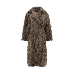 BRUNELLO CUCINELLI Coat with fur details MG9319824_C3629