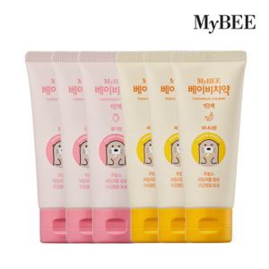 마이비 겔형 베이비치약 1단계 50g 3개 (0~2세)(무불소,유아치약)