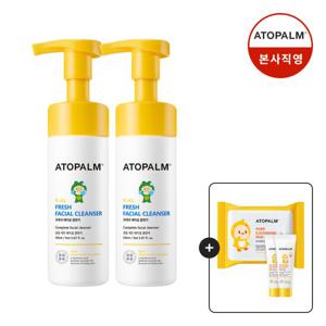 [아토팜]키즈 프레쉬 페이셜 클렌져 150mlX2 +(클렌징패드+선로션10g*2 6/30~7/6)