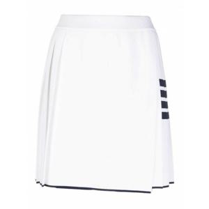 [THOM BROWNE] 여성 미니 4바 플리츠 스커트 FKK109AY5501100 화이트 /8