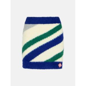 카사블랑카 숏 스커트 CSBW3FRSK008MT WHITE BLUE GREEN DOM