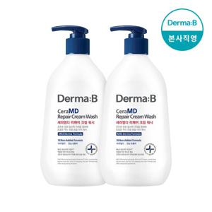[더마비] 세라엠디 리페어 크림워시 400mlX2