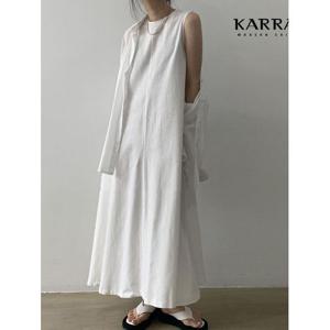 [카라]KARRA 리즈슬리브리스롱원피스_A3F0975
