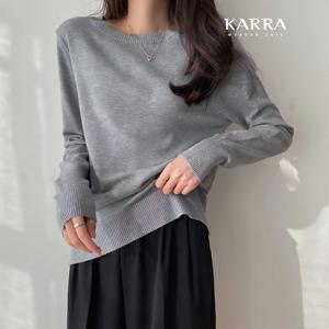 [카라]KARRA 레귤러솔리드니트_A4S0148